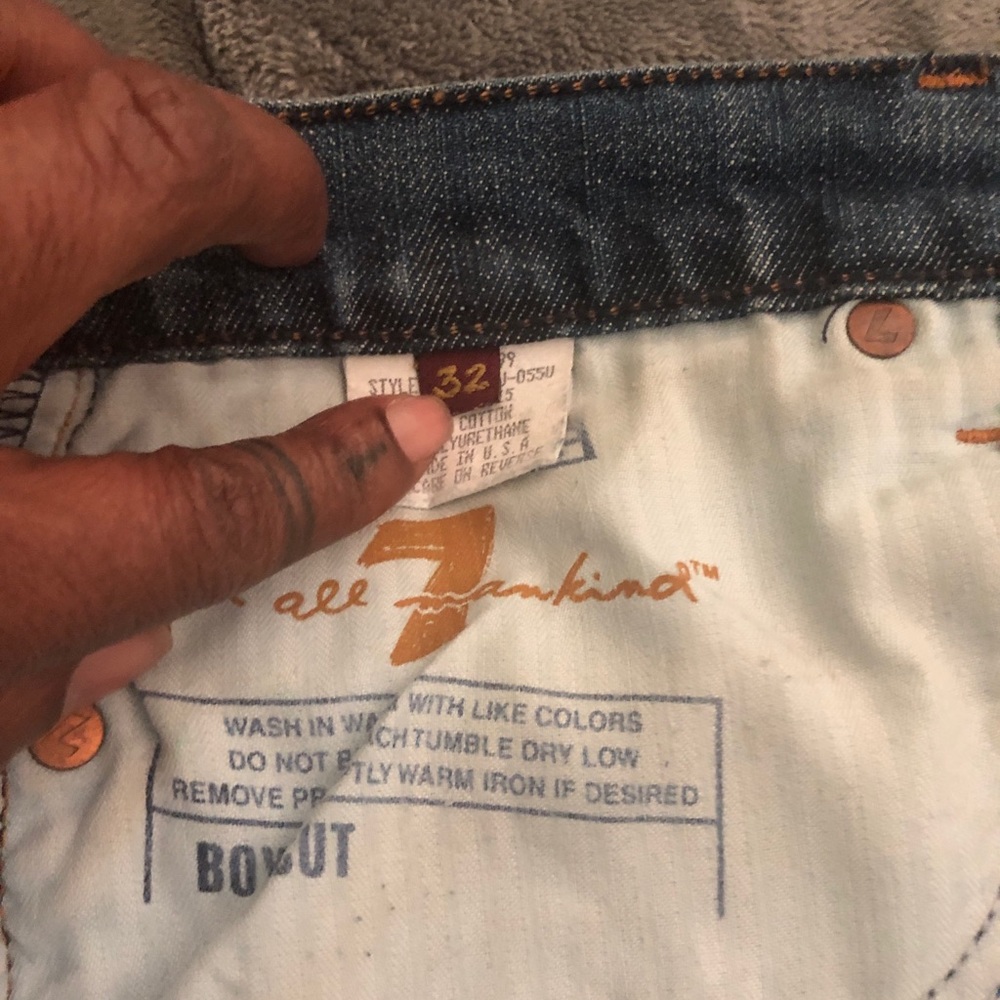 7FAM Boy Cut Button Fly Jeans - Picture 4 of 4